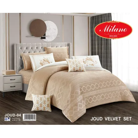 Milanobedlinen Comforter Joud Velvet Single 4pcs Set